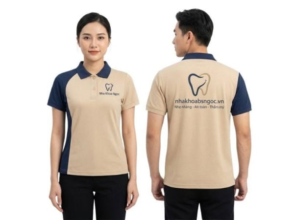 Các vị trí như vòng nách, sườn áo được may bằng máy chuyên dụng, đảm bảo sự chắc chắn, không bị bung chỉ khi vận động