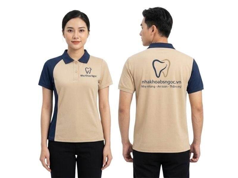 Các vị trí như vòng nách, sườn áo được may bằng máy chuyên dụng, đảm bảo sự chắc chắn, không bị bung chỉ khi vận động