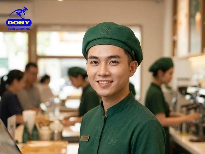 Nón được gia công với hệ thống đường may chắc chắn, tỉ mỉ trong từng chi tiết