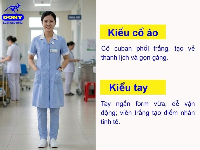 kieu co va tay so mi dang dai