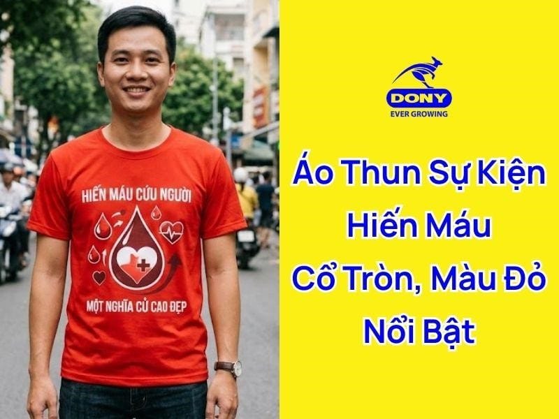 Mẫu áo thun sự kiện máu