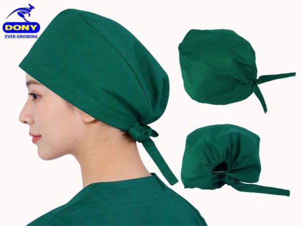 mũ y tá, bác sỉ màu xanh lá