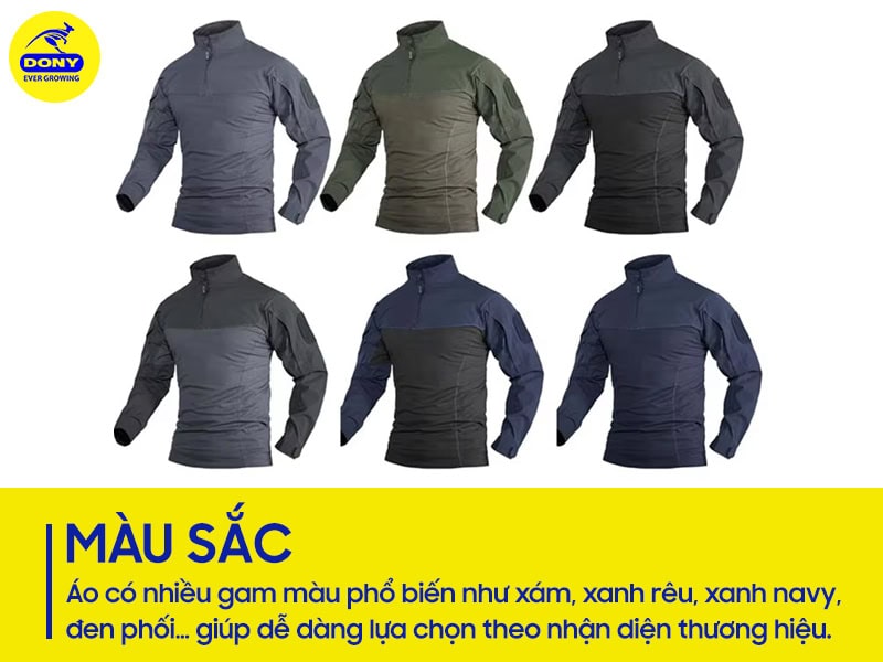 mau sac ao thun bao ve tay dai co cao