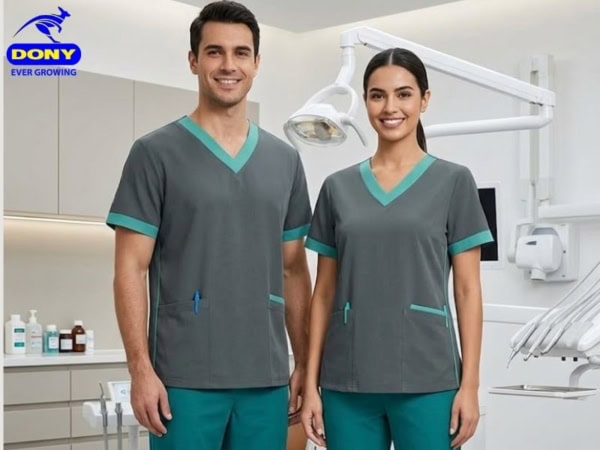 Sự kết hợp màu sắc hài hòa giúp tổng thể áo trở nên chuyên nghiệp hơn.