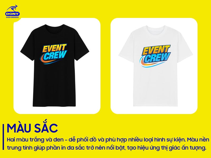 mau sac ao thun su kien