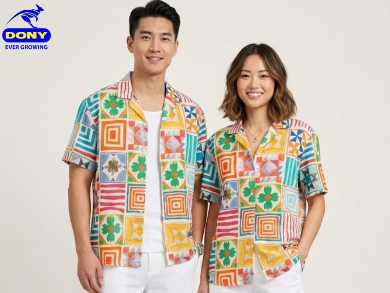 Thiết kế form áo suông nhẹ, không ôm sát, tạo sự linh hoạt khi di chuyển.