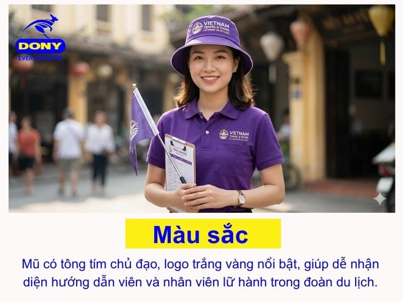 mau sac mu bucket cong ty lu hanh