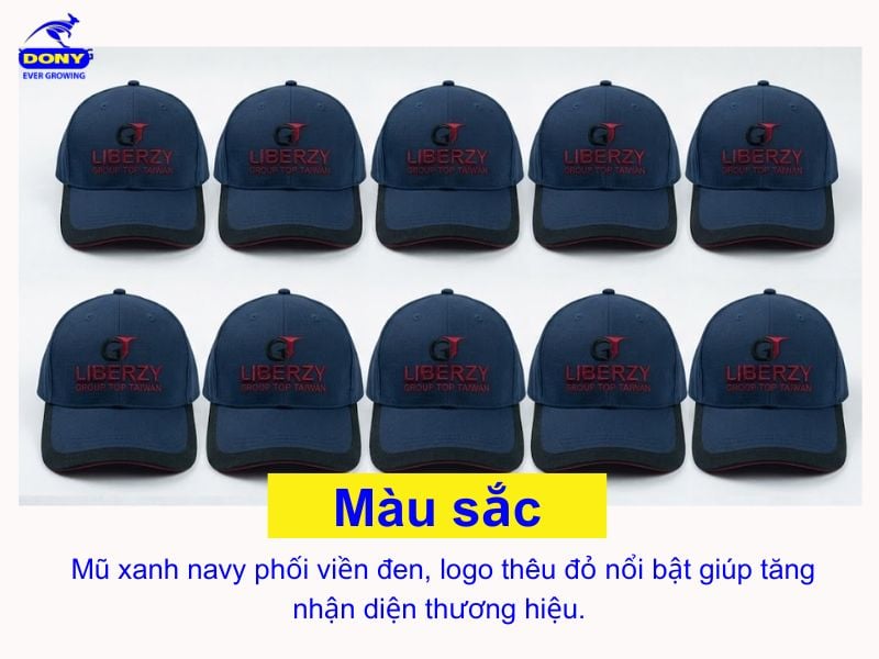 mau sac mu luoi trang dong phuc cong ty du lich