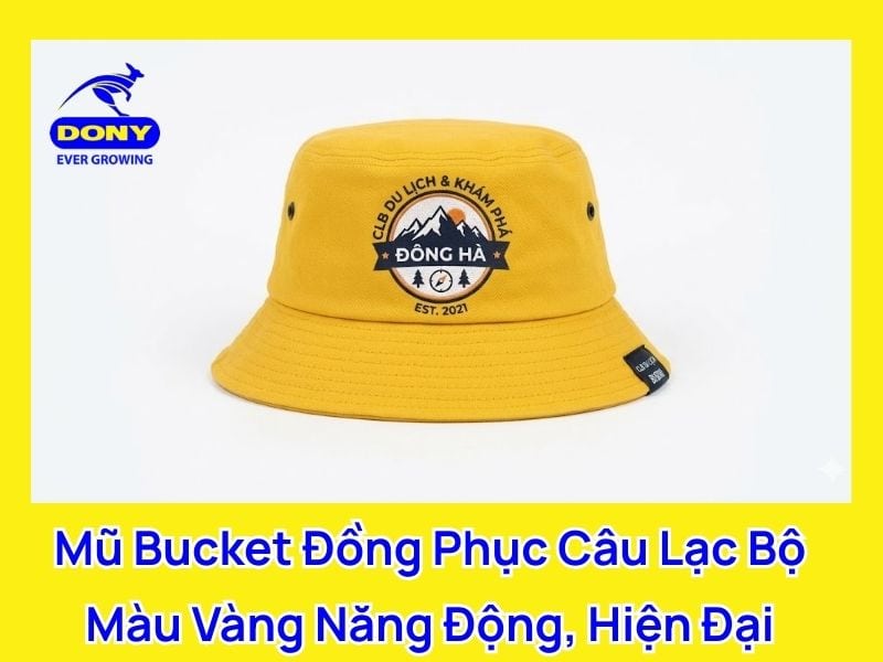 mu bucket clb mau vang