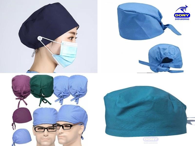 Mẫu mũ nón y tế đồng phục.