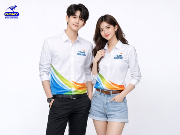 áo sơ mi đồng phục team building