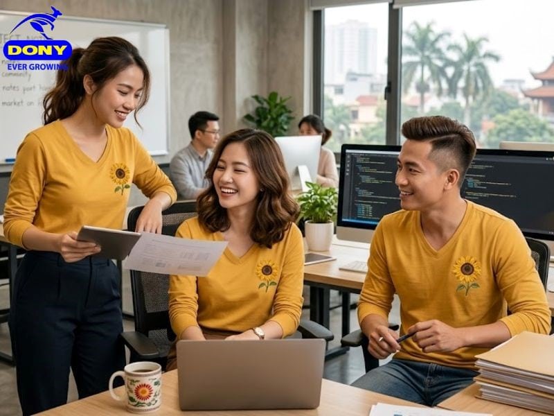 Thiết kế của áo hướng đến sự đơn giản, gọn gàng