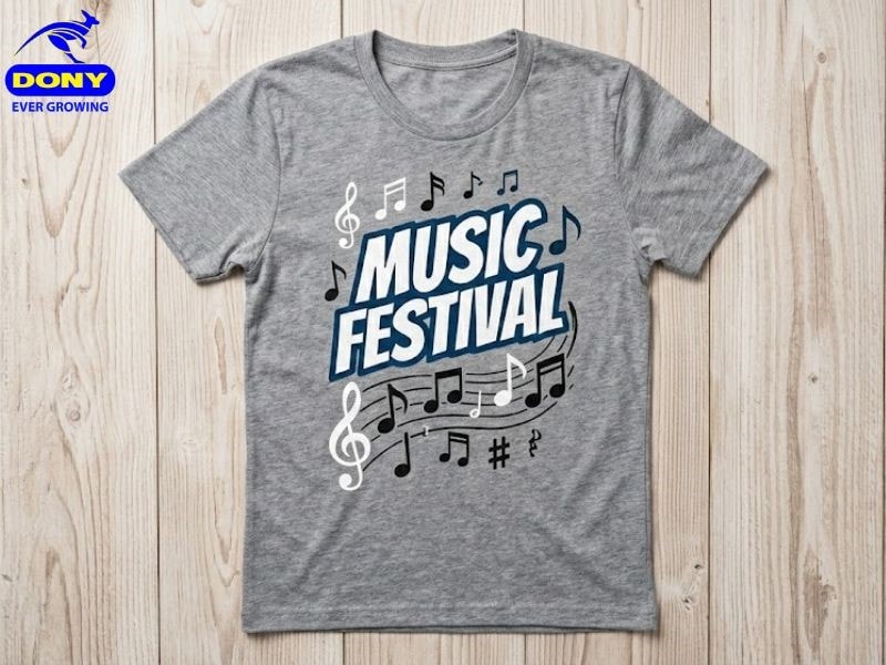 Thiết kế tập trung vào yếu tố nhận diện sự kiện và tinh thần âm nhạc