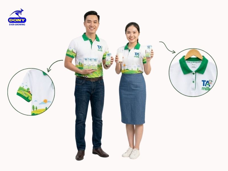 thiet ke co va tay ao thun polo su kien