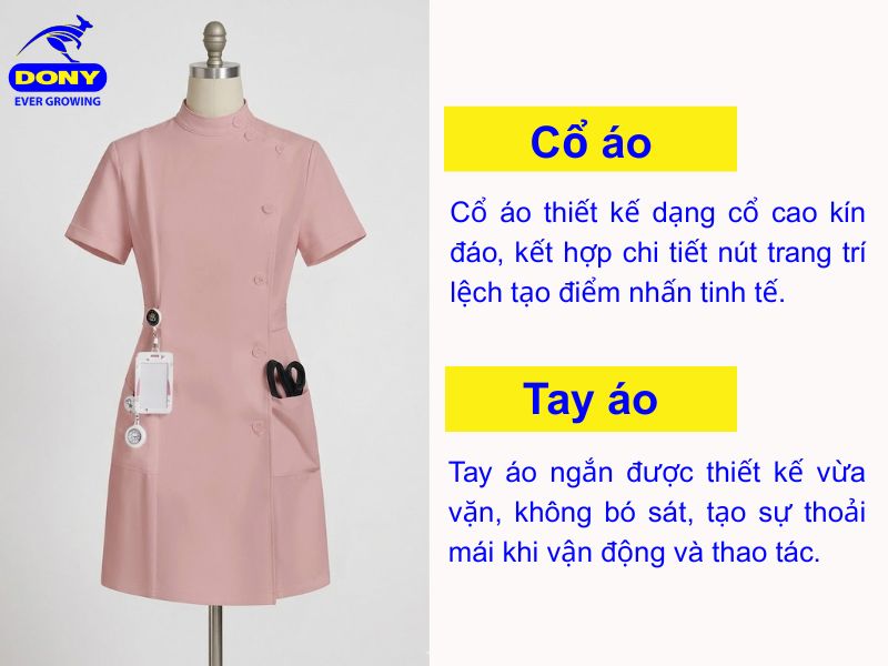 thiet ke co va tay vay dieu duong mau hong