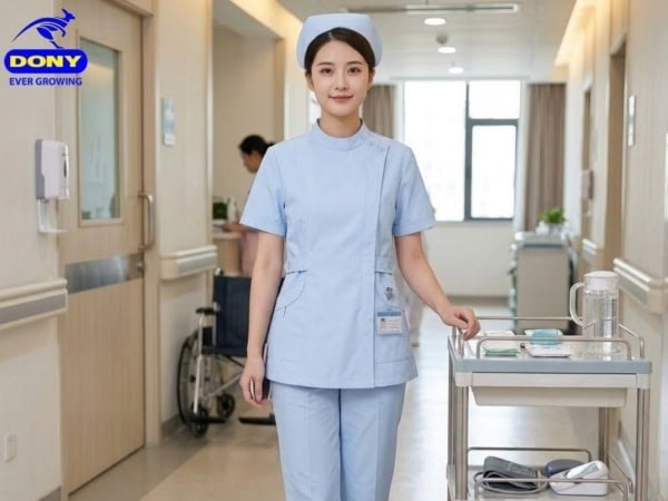 Áo được thiết kế dáng suông nhẹ, ôm vừa vặn cơ thể, tạo cảm giác gọn gàng