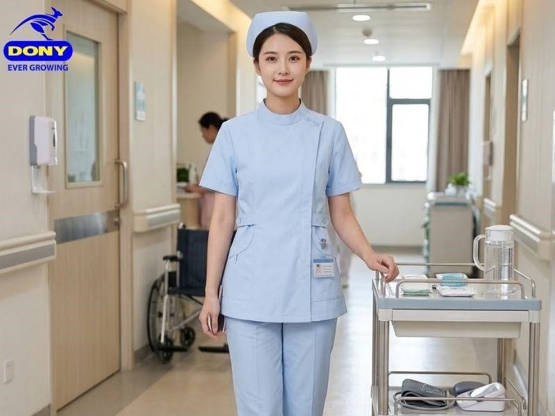 Áo được thiết kế dáng suông nhẹ, ôm vừa vặn cơ thể, tạo cảm giác gọn gàng