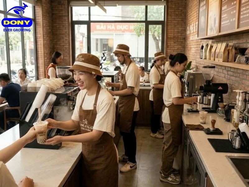 thiet ke mu bucket quan cafe