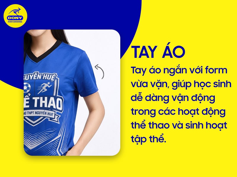 thiet ke tay ao thun dong phuc hoc sinh
