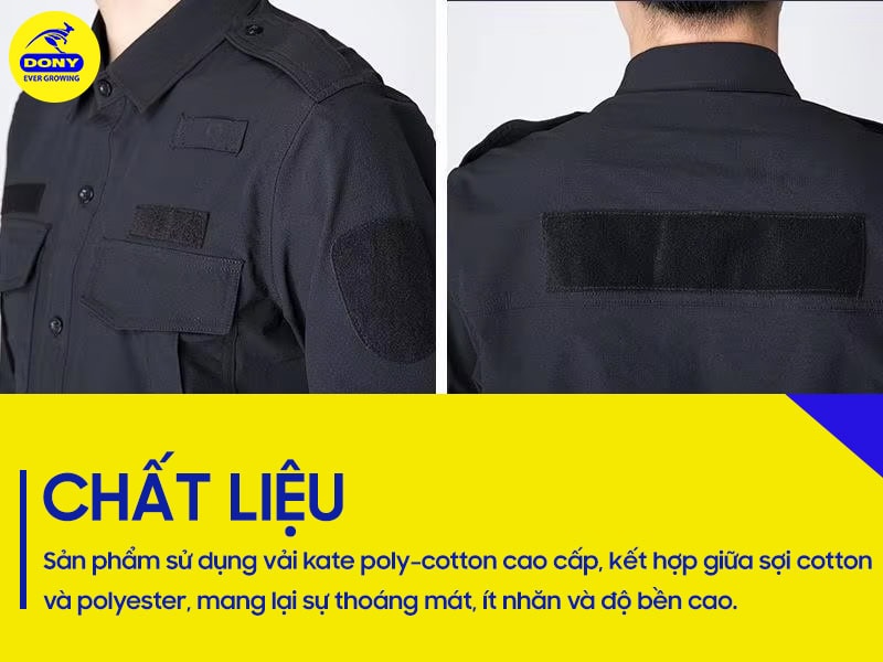 vai may dong phuc bao ve tay ngan