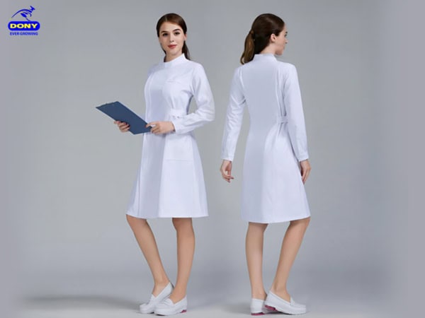 váy đồng phục điều dưỡng tay dài