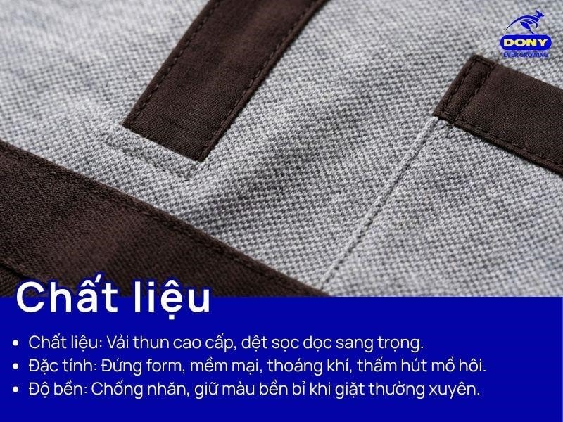 Sản phẩm được may từ dòng vải thun cao cấp