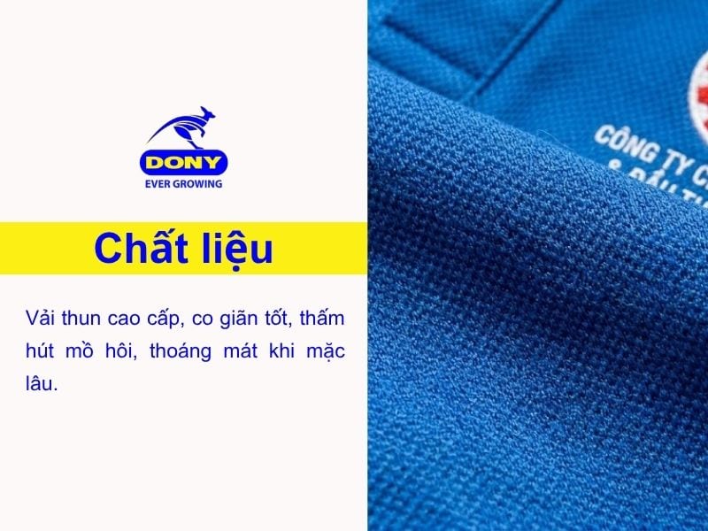 chat lieu ao thun polo tay dai phan quang