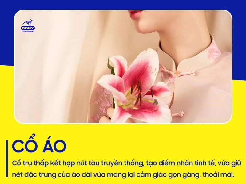 Cổ trụ thấp kết hợp nút tàu truyền thống
