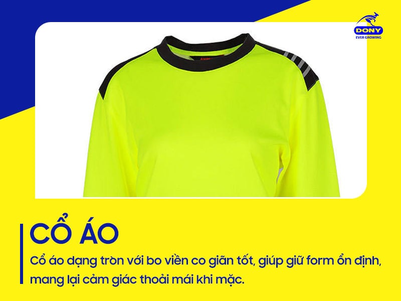 co ao thun tay dai xanh neon