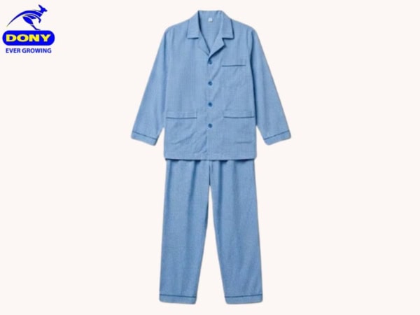 đồng phục bệnh nhân màu xanh