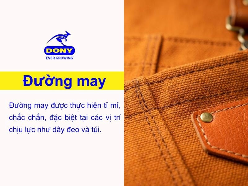 Đường may đồng phục tạp dề quán trà sữa, cà phê được thực hiện tỉ mỉ, chắc chắn