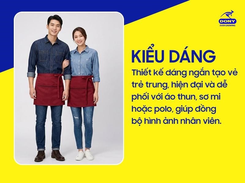 Thiết kế dáng ngắn giúp tổng thể đồng phục trở nên trẻ trung, hiện đại