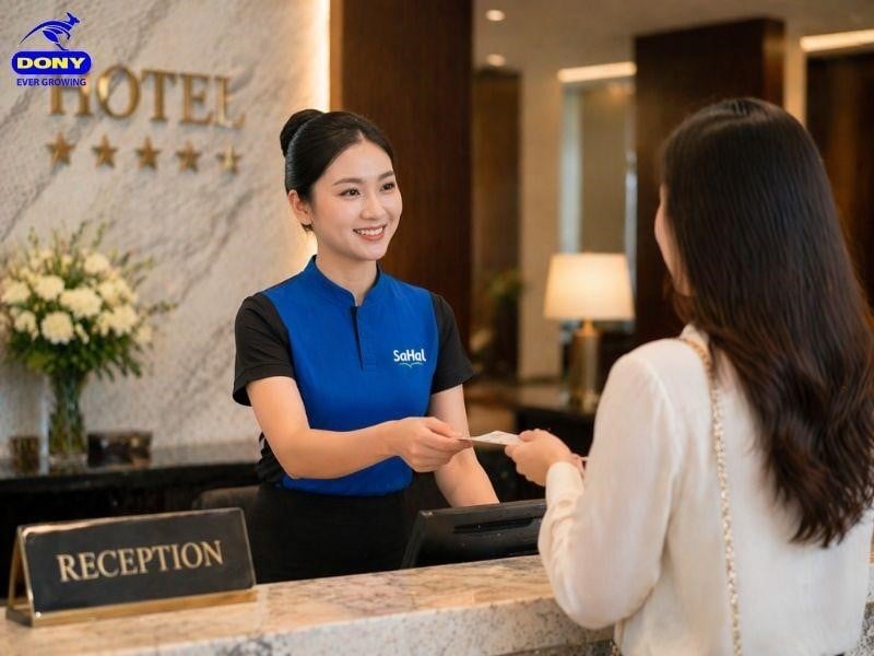 Tông màu xanh dương chủ đạo mang lại cảm giác tin cậy, bình yên và vô cùng chuyên nghiệp.