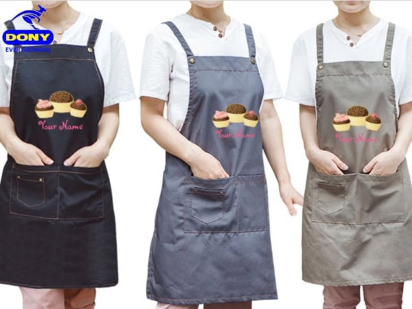 tạp dề đồng phục tiệm bánh