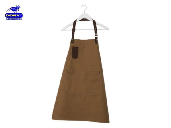 mẫu tạp dề quán cafe dáng dài