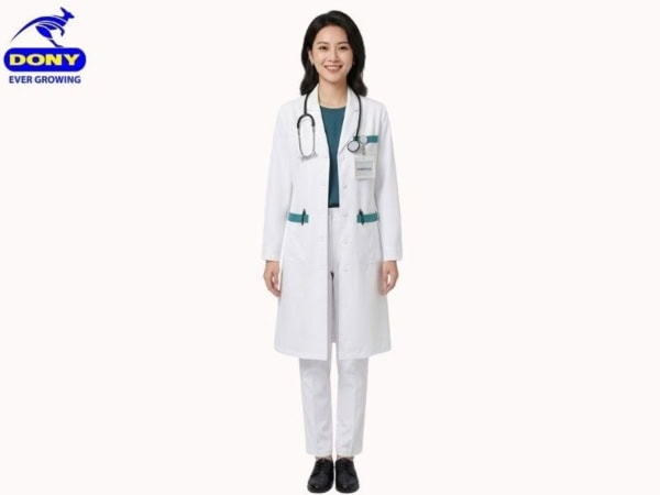 Áo có form dáng dài, suông nhẹ vừa vặn với cơ thể, tạo diện mạo chỉn chu