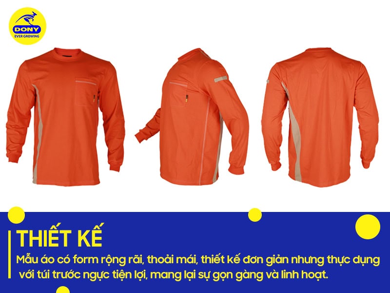 thiet ke ao thun tay dai mau cam