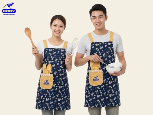 Tạp Dề Quà Tặng Họa Tiết Vintage Thanh Lịch