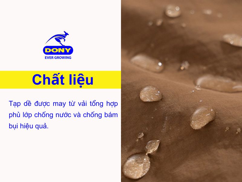 vai may tap de tiem banh chong nuoc