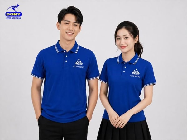 Áo thun câu lạc bộ màu xanh