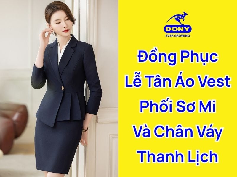 ao vest so mi phoi chan vay
