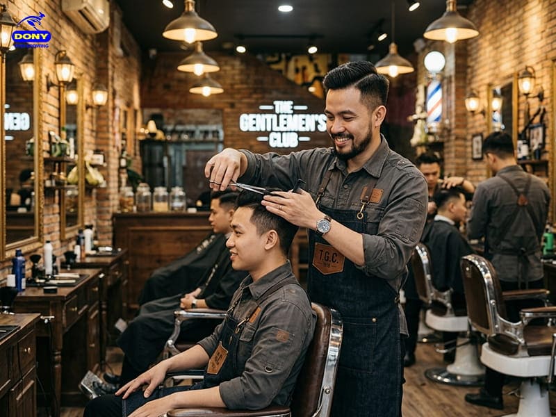 barber phong cach industrial