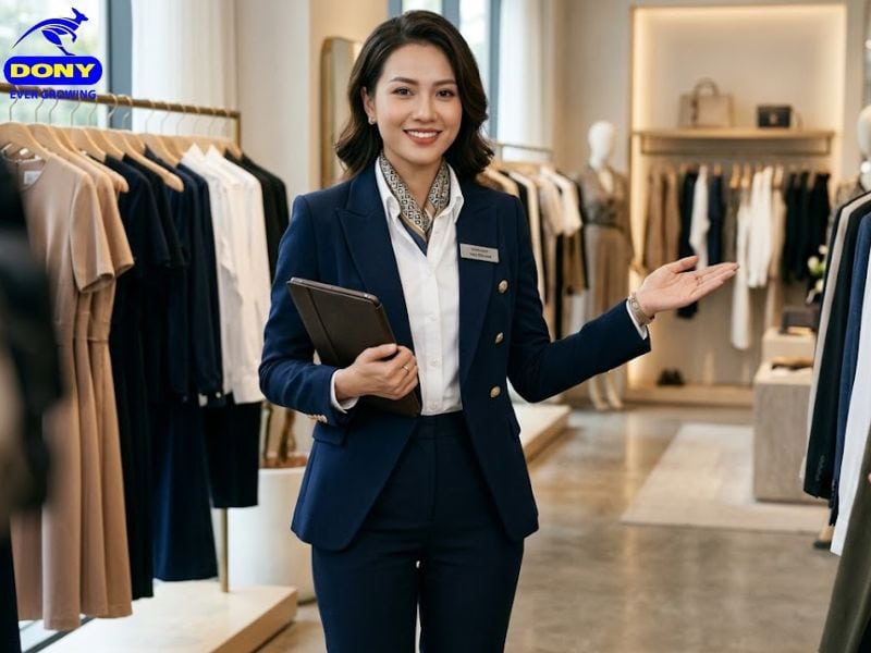 dong phuc quan ly showroom