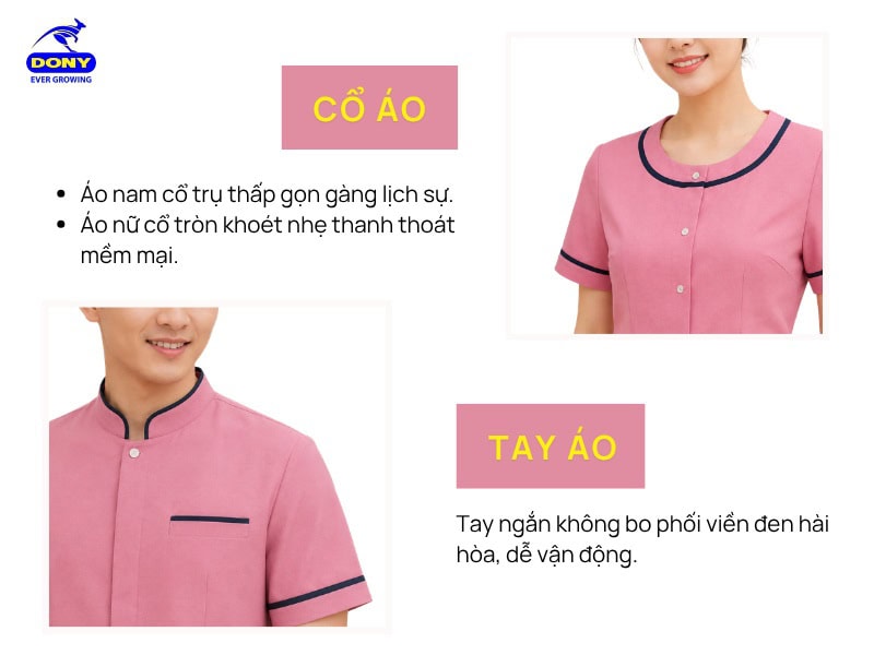 kieu co va tay tap vu mau hong tay ngan