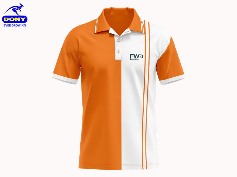 ao polo tone vang cam