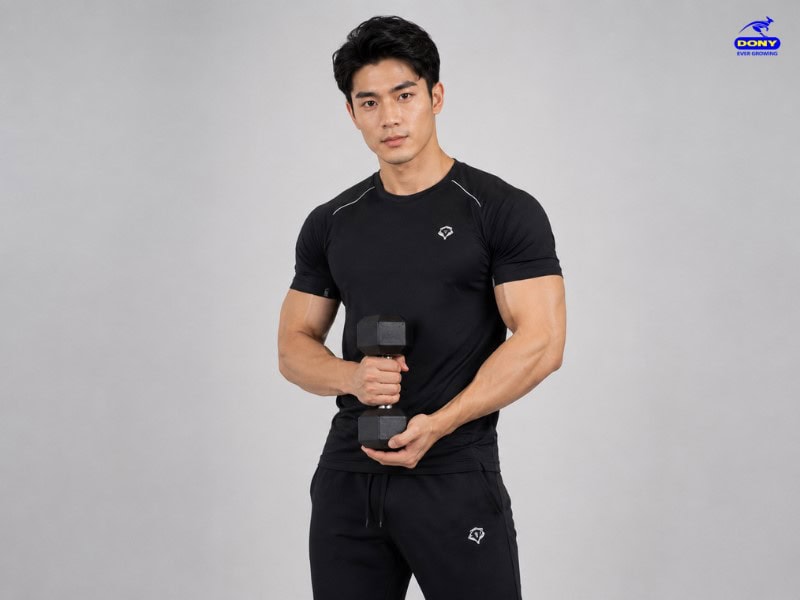 Mẫu áo thun đồng phục phòng gym đẹp