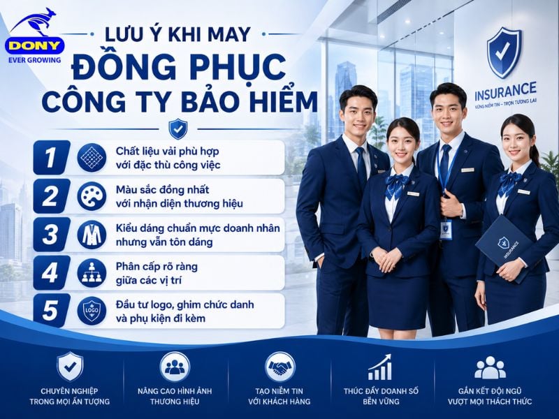 luu y chon dong phuc cong ty bao hiem