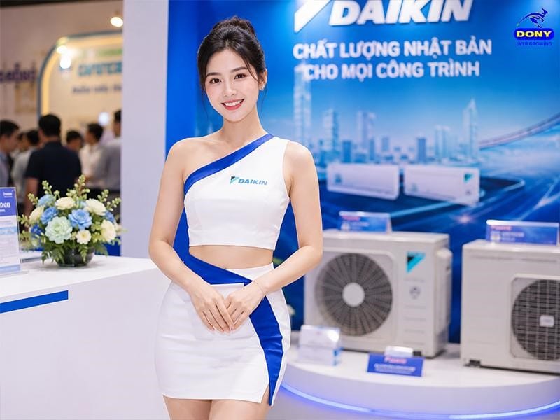 Sự kết hợp giữa màu trắng tinh tế và màu xanh dương nổi bật mang đến hình ảnh chuyên nghiệp