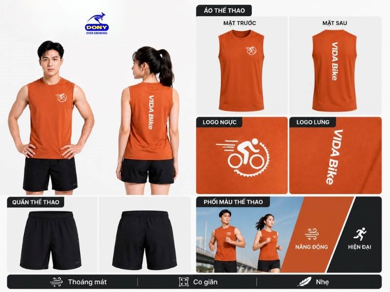 Mẫu tanktop sở hữu form Regular Fit, ôm vừa vặn cơ thể nhưng vẫn tạo sự linh hoạt khi di chuyển.