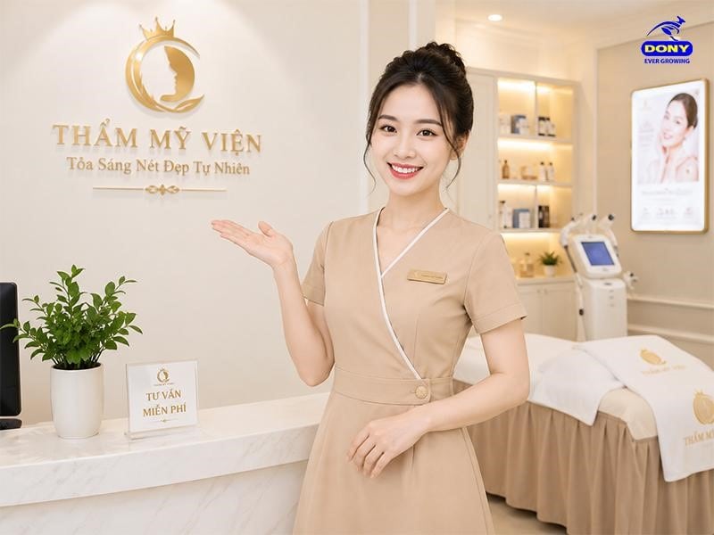 Thiết kế dáng váy liền thân ôm nhẹ cơ thể, tạo sự thanh lịch và chuyên nghiệp